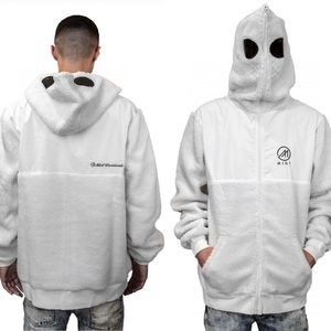 Mint Tech Zip-up Hoodie Jacket Sherpa Mens size Medium